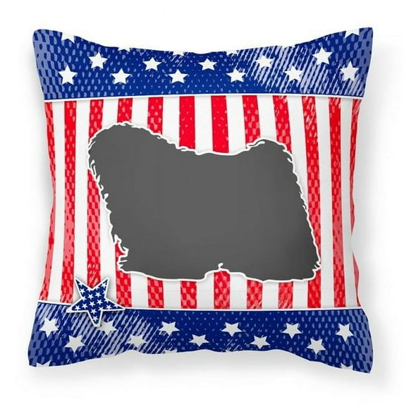 USA Patriotic Puli Fabric Decorative Pillow