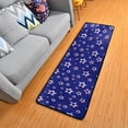 thumbnail image 1 of USA Patriotic Stars Hallway Runner Rug 2'x6' Kitchen Rug with Rubber Backing Blue American Independence Day Non Slip Entryway Rug Runner Washable Soft Area Rug for Hallway Bedroom Kitchen Decor, 1 of 6