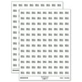 thumbnail image 1 of USA Patriotic Text 200+ Round Stickers - White - Gloss Finish - 0.50" Size, 1 of 3