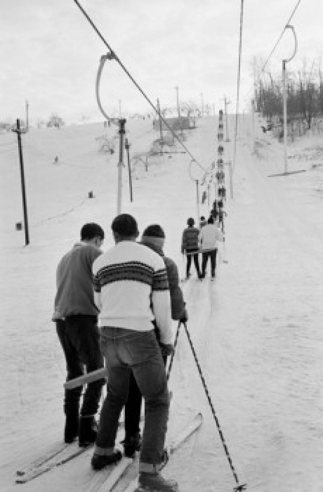 USA Pennsylvania Lehigh County people enjoying skiing Canvas Art - (24 x 36)
