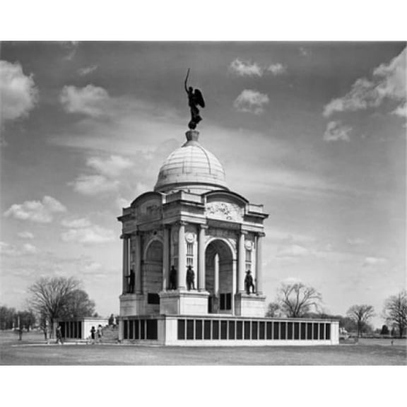 USA Pennsylvania Pennsylvania Memorial at Gettysburg Battlefield Poster Print