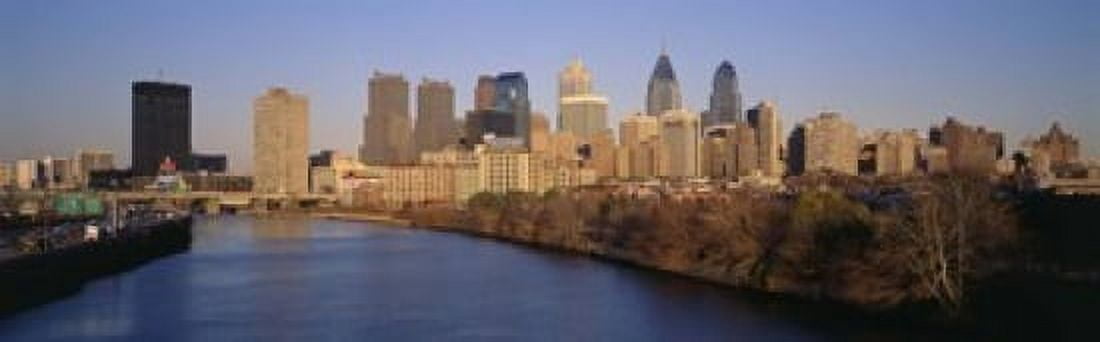 USA Pennsylvania Philadelphia Canvas Art - Panoramic Images (18 x 6)