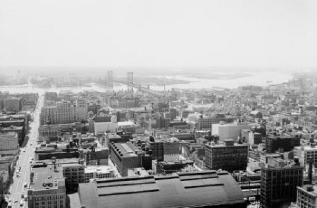 USA Pennsylvania Philadelphia cityscape Canvas Art - (18 x 24)