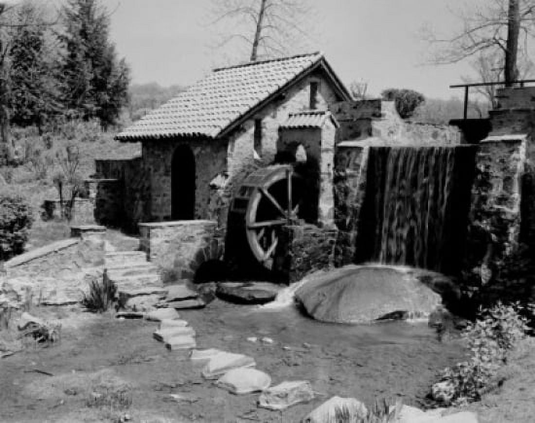 USA Pennsylvania Radnor Old mill on grounds of Eastern Baptist College Canvas Art - (24 x 36)