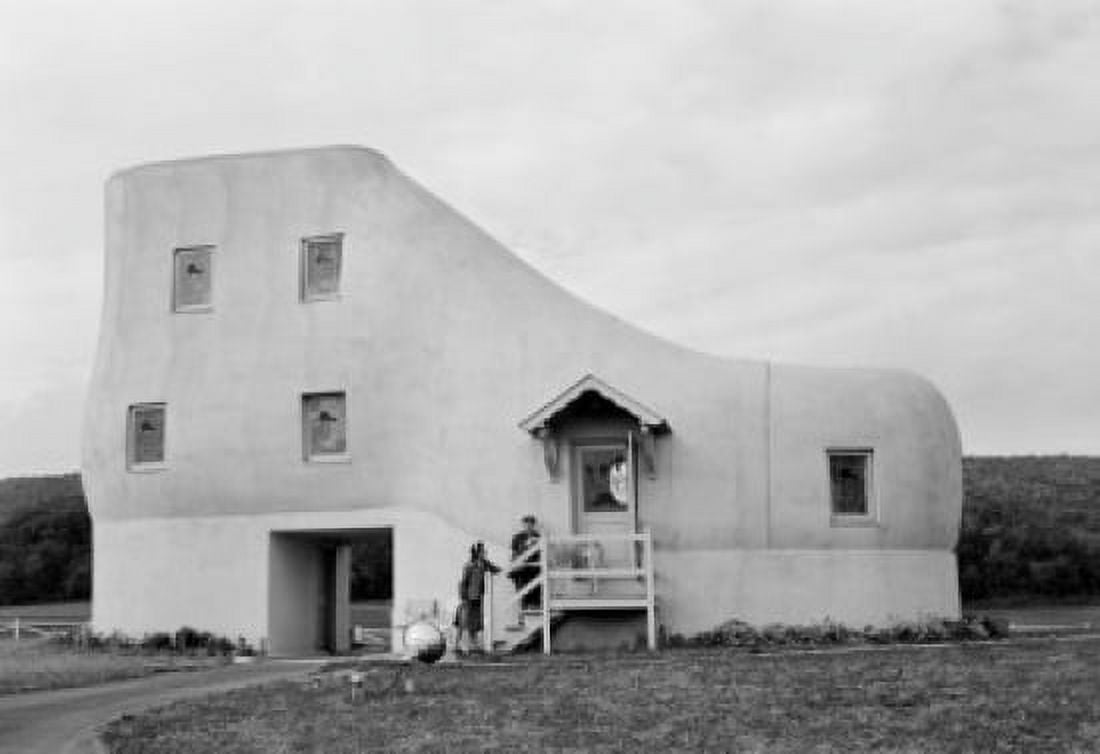USA Pennsylvania strange shoe house near York built by eccentric shoe manufacturer Haines Canvas Art - (18 x 24)