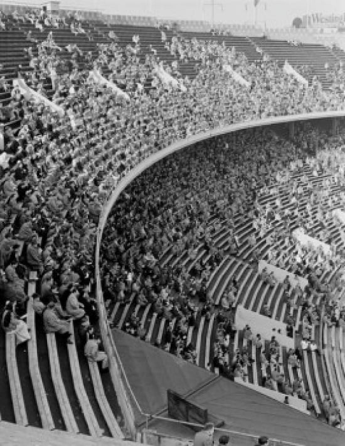 USA Philadelphia crowd in stands at Army - Penn football game in Franklin Field Canvas Art - (24 x 36)