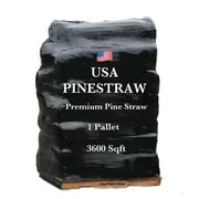USA Pine Straw Mulch, Premium Long Needle Mulch, Natural Beauty Boost for Garden, Covers 3600 Sqft