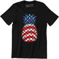 thumbnail image 1 of USA Pineapple Fourth Of July | 4th of July for Men Southern Attitude T-Shirt, 1 of 4