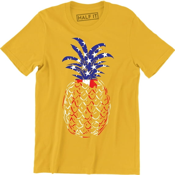 USA Pineapple Fourth Of July | 4th of July for Men Southern Attitude Tee Shirt