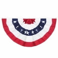 thumbnail image 1 of USA Pleated Fan Flag 1.5x3 Feet American US Bunting Flags Half Fan Banner 18x36, 1 of 3