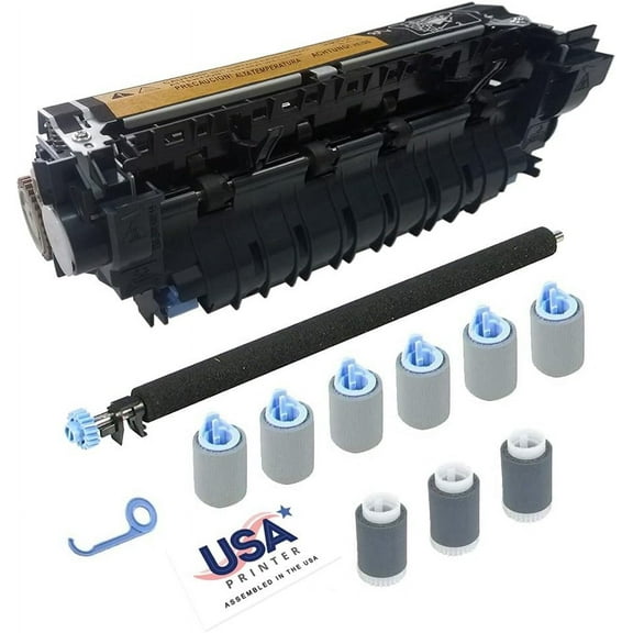 USA Printer CB388A-DMKv2-USA (CB388-67903 CB388-67901) Deluxe Maintenance Kit for HP LaserJet P4014 P4015 P4515 includes CB506-67901 Fuser, CB506-67903 Transfer Roller, & Tray 2-6 Feed Rollers (110V)
