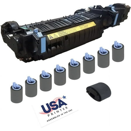 USA Printer CE246A-MTK-USA (RM1-5550) Maintenance Kit for HP Color LaserJet CM4540 CP4025 CP4525 M651 M680 includes CE246A Fuser & Tray 1-5 Roller Kit (110V)