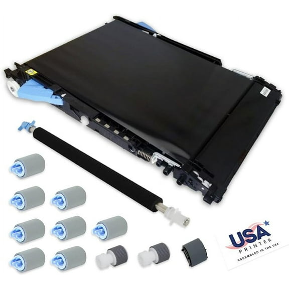 USA Printer CE249A-USA (CC493-67910) Transfer Kit for HP Color LaserJet CP4025 CP4525 CM4540 M651 M680 includes CC493-67909 Transfer Belt, CC493-67908 Secondary Transfer Roller, Tray 1-5 Roller Kit