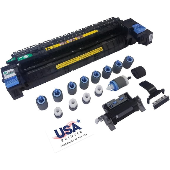 USA Printer CE977A-MTK-USA (RM1-6180 CE707-67912) Maintenance Kit for HP Color LaserJet CP5520 CP5525 M750 includes CE977A Fuser & Tray 1-3 Roller Kit (110V)