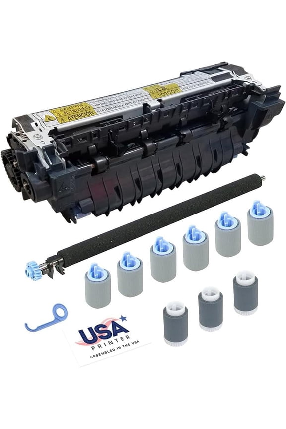 USA Printer CF064A-MTKv2-USA (CF064-67902) Maintenance Kit for HP LaserJet M601 M602 M603 includes RM1-8395 Fuser, RM1-8491 Transfer Roller, & Tray 2-4 Roller Kit (110V)