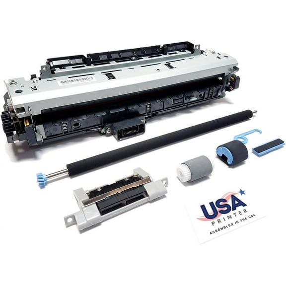 USA Printer Q7543-67909-MTK-USA (Q7543A RM1-2522) Maintenance Kit for HP LaserJet 5200 includes RM1-2522 Fuser, RM1-2485 Transfer Roller, & Tray 1-2 Roller Kit