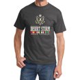 thumbnail image 1 of USA Proud Desert Storm Veteran Eagle T-shirt, Medium Charcoal, 1 of 2