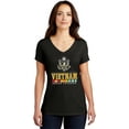 thumbnail image 1 of USA Proud Vietnam Veteran Eagle Womens Tri Blend V-neck T-Shirt, XL Black, 1 of 4
