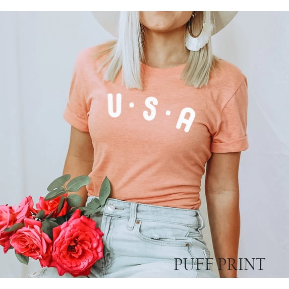 USA Puff Graphic Plus Short sleeve T-Shirt