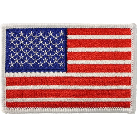 USA Rectangular Patch (White Border)
