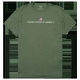 thumbnail image 1 of USA Relaxed Graphic Tee Shirt, Olive - Extra Large, 1 of 1