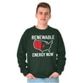 thumbnail image 1 of USA Renewable Energy Climate Change Sweatshirt for Men or Women Brisco Brands 2X, 1 of 6