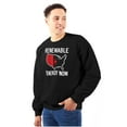 thumbnail image 1 of USA Renewable Energy Climate Change Sweatshirt for Men or Women Brisco Brands S, 1 of 6