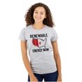 thumbnail image 1 of USA Renewable Energy Climate Change Womens Fitted Plus Size Graphic Tee Brisco Brands 2X, 1 of 5