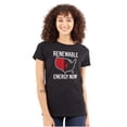 thumbnail image 1 of USA Renewable Energy Climate Change Womens Slim Fit Graphic Tee Brisco Brands X, 1 of 5