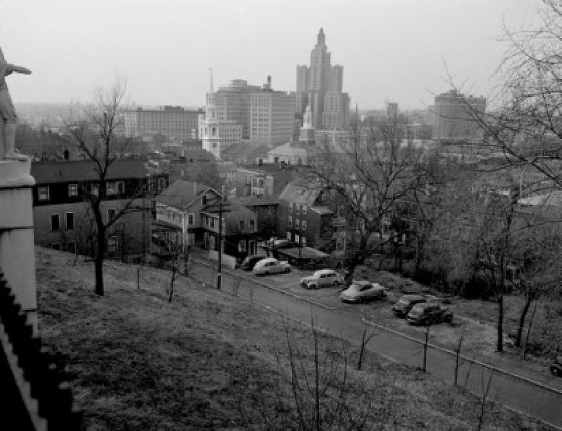 USA Rhode Island Providence Cityscape Canvas Art - (18 x 24)