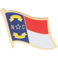 thumbnail image 1 of USA STATES, NORTH CAROLINA Flag - Original Artwork, Expertly Designed PIN - 1", 1 of 1