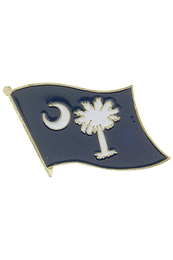 USA STATES, SOUTH CAROLINA Flag - Original Artwork, Expertly Designed PIN - 1"