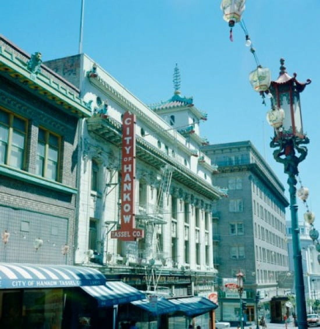 USA San Francisco Chinatown street Canvas Art - (18 x 24)