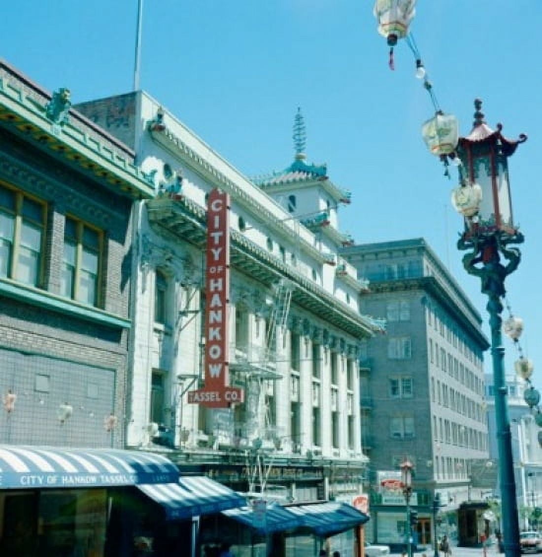 USA San Francisco Chinatown street Canvas Art - (24 x 36)
