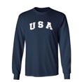 thumbnail image 1 of USA Sarcastic Novelty Gift Idea Adult Humor Funny Men's Long Sleeve Shirts, 1 of 3