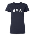 thumbnail image 1 of USA Sarcastic Novelty Gift Idea Adult Humor Funny Women's Casual Tees, 1 of 3
