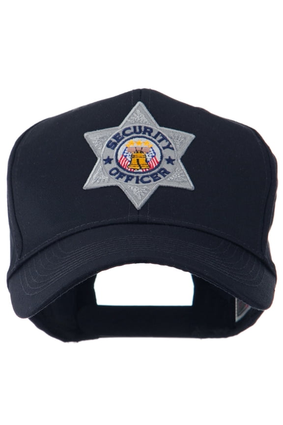 USA Security and Rescue Embroidered Patch Cap - Security Officer 6 Navy OSFM