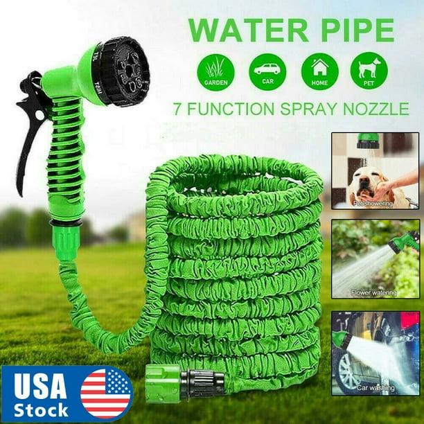 USA Seller 100 Feet Expandable Flexible Garden Water Hose w/ Spray