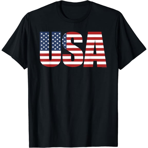 USA Shirt Men Women Kids Patriotic American Flag 4th of July T-Shirt