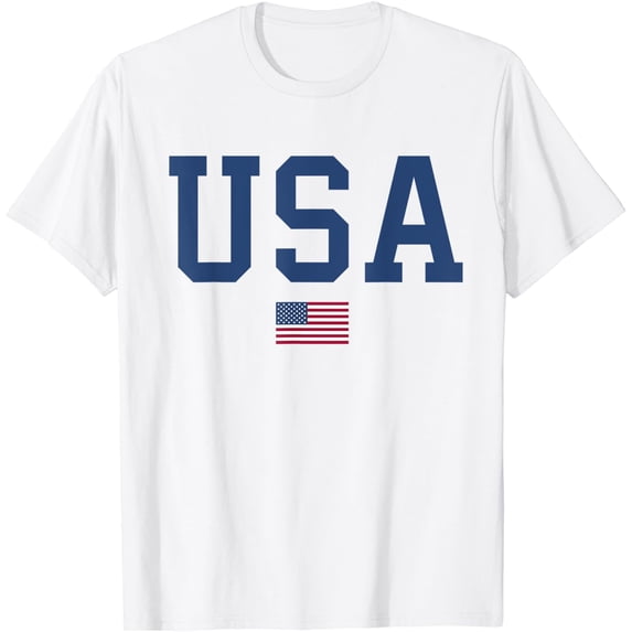 USA Shirt Women Men Kids American Flag Patriotic 4th of July T-Shirt