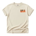 thumbnail image 1 of USA Shirt with Embroidered Design, Patriotic Unisex Fit Tee, 1 of 6