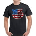 thumbnail image 1 of USA Shirts for Men - 4th of July American Tiger Graphic Patriotic Outfit, 1 of 2