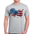 thumbnail image 1 of USA Shirts for Men - 4th of July Elephant American Flag Graphic Patriotic Outfit, 1 of 2