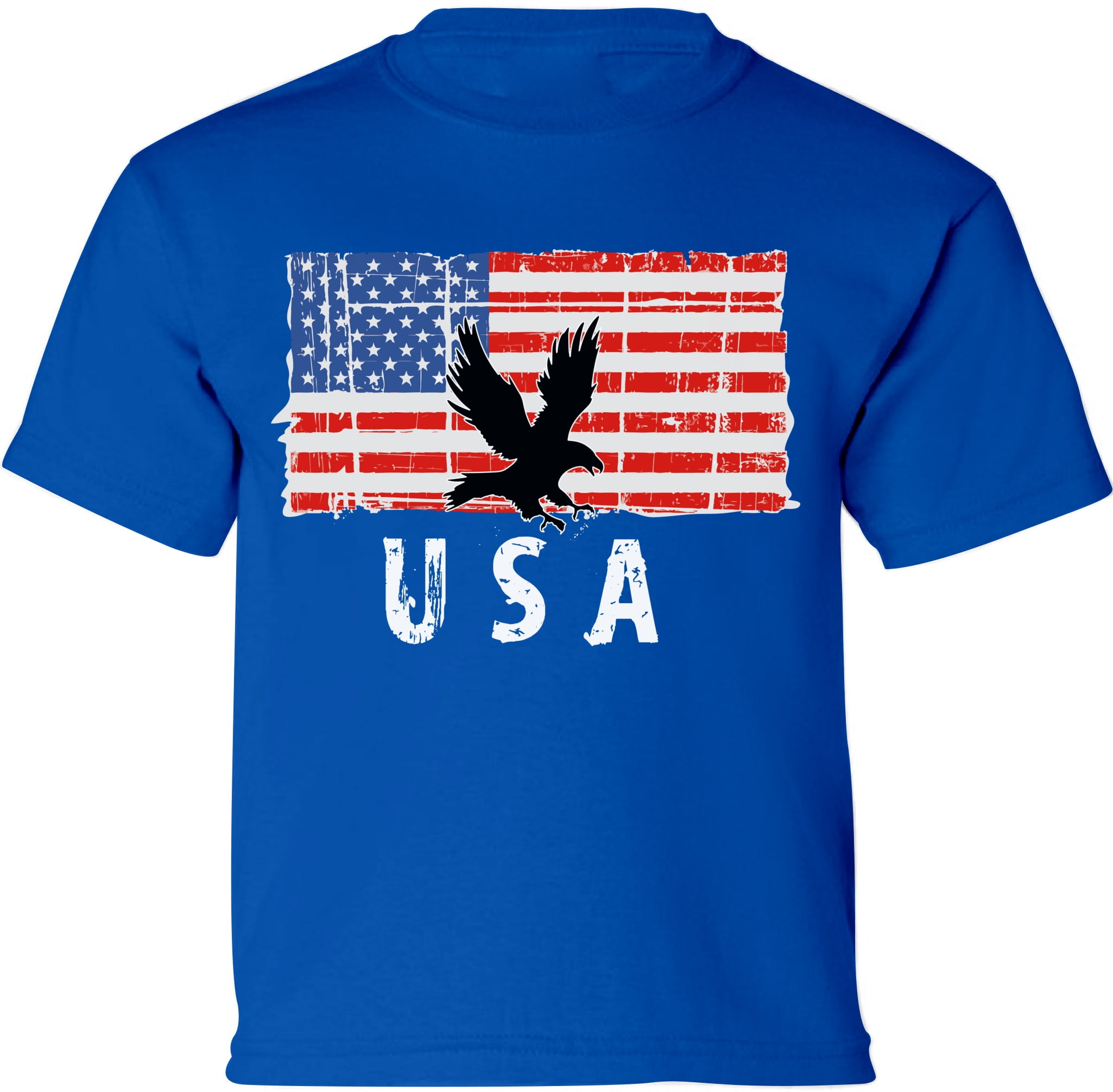 USA Shirts for Toddler Boys Girls 2T 3T 4T 5/6 American Flag