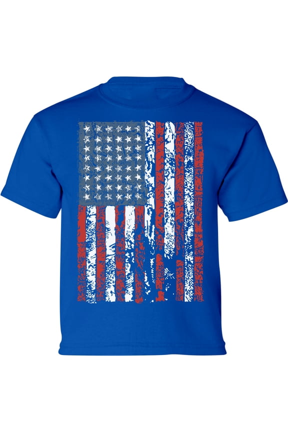 USA Shirts for Toddler Boys Girls - 2T 3T 4T 5/6 American Flag Graphic Tee