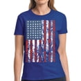 thumbnail image 1 of USA Shirts for Women - 4th of July American Flag Graphic Tee, 1 of 2