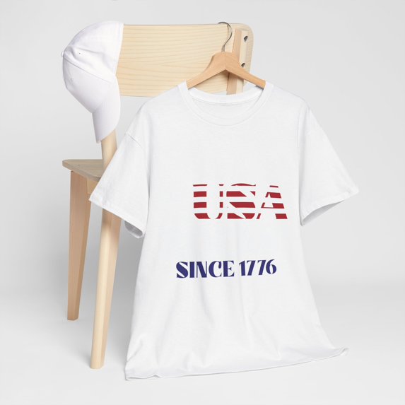 USA Since 1776 Shirt, Patriotic Vintage 4th of July USA Shirt ID-0509-GGMW
