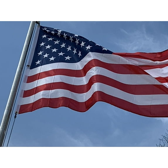 USA Single Sided 5'X8' Flag Rough Tex® 150D Nylon