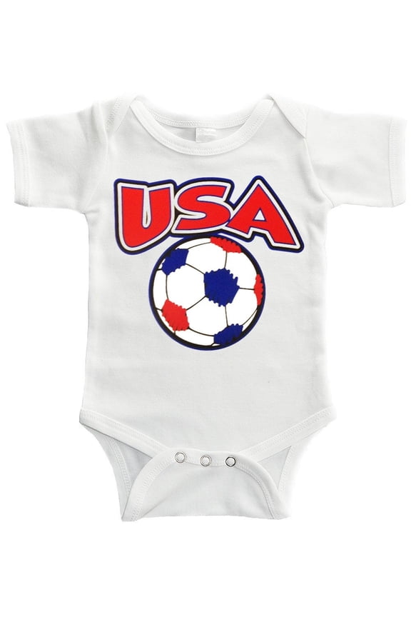USA Soccer Baby One Piece Bodysuit