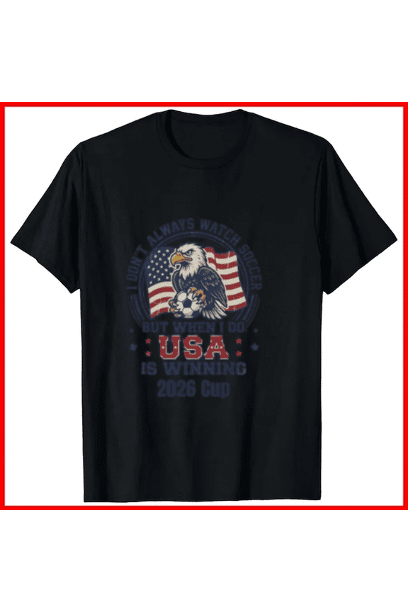 USA Soccer Eagle Pride Unisex T-Shirt, S-5XL